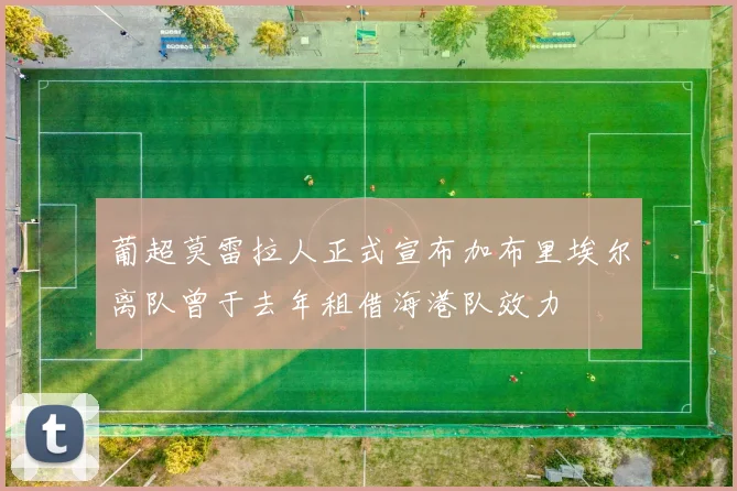 葡超莫雷拉人正式宣布加布里埃尔离队曾于去年租借海港队效力