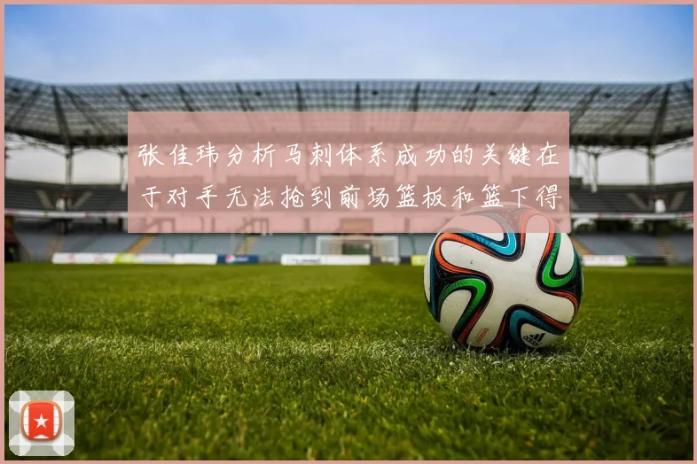张佳玮分析马刺体系成功的关键在于对手无法抢到前场篮板和篮下得分困难